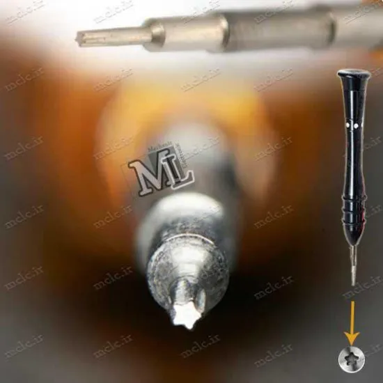 پیچ گوشتی دسته فلزی دو سر - چهارسو و اپلی ابزار و تجهیزات الکترونیک