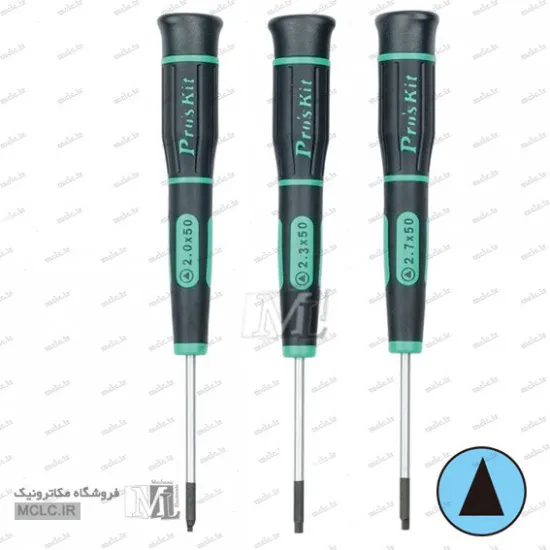 ست 3 عددی پیچ گوشتی سه گوش پروسکیت SD-081F 