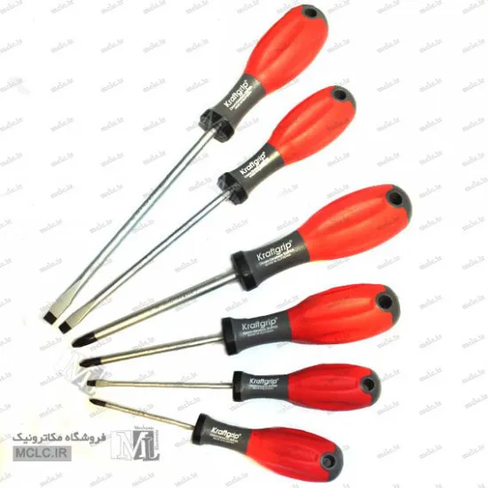 ست شش عددی پیچ گوشتی  چهار سو کرافت 3K-520 ابزار و تجهیزات الکترونیک
