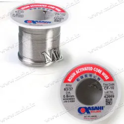 سیم قلع 0.8 آساهی 50 گرمی درجه دو