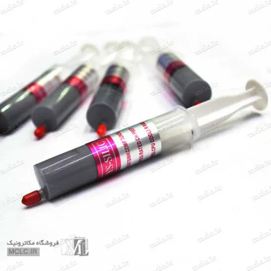 خمیر سیلیکون پمپی بزرگ طلایی HY610 ابزار و تجهیزات الکترونیک