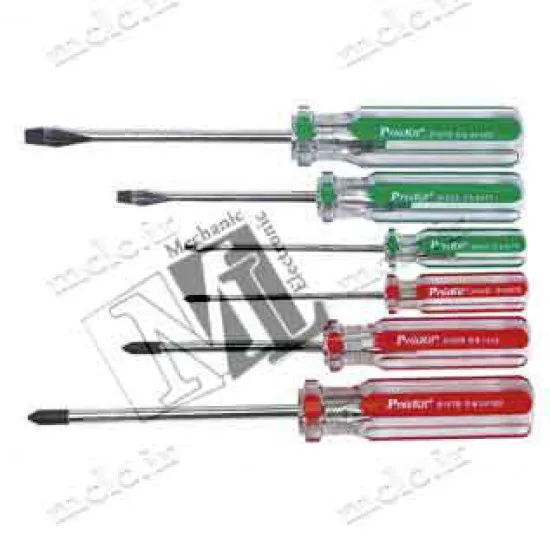 ست 6 تایی پیچ گوشتی پروسکیت SW-9106 ابزار و تجهیزات الکترونیک