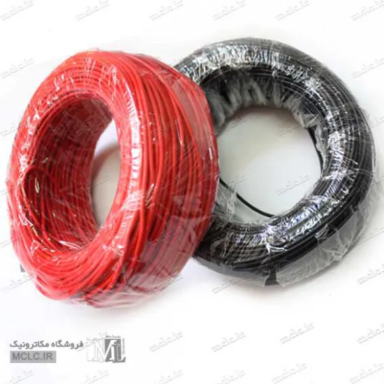 سیم افشان 25 رشته 0.5 - کلاف 100 یاردی سیم، کابل و مجموعه سیم الکترونیکی