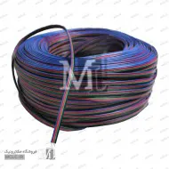 سیم افشان 2 زوج مخصوص LED RGB متری