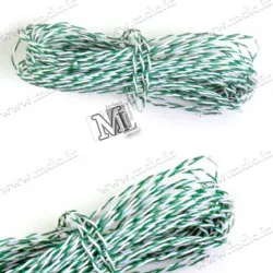 سیم خشک 0.25 دورشته رنگی - پنج متری