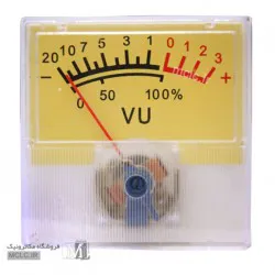 میتر VU | میکرو آمپرمتر پنلی 100 میکرو آمپر