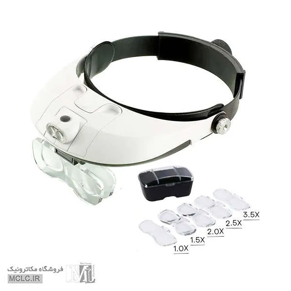 ابعاد لنز های ذره بین پیشانی MG81001-G