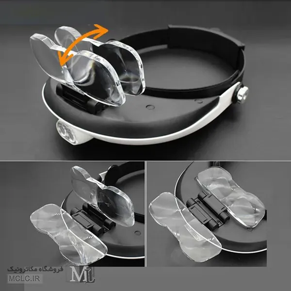استفاده همزمان از دو لنز در ذره بین پیشانی MG81001-G