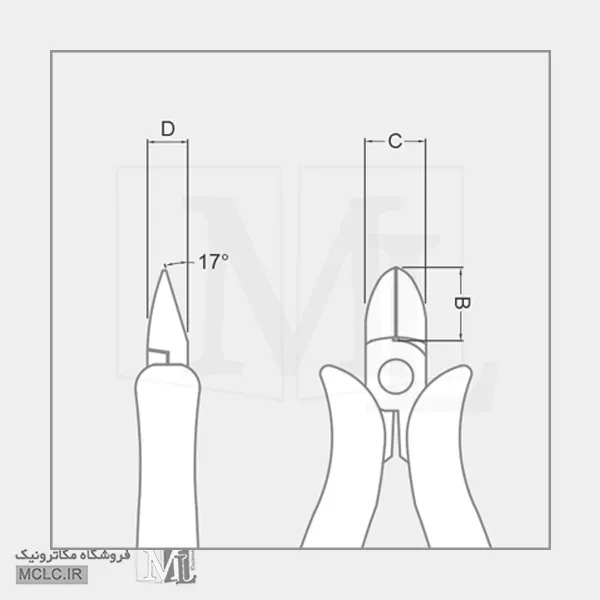 ابعاد سیم چین DDP-125ED