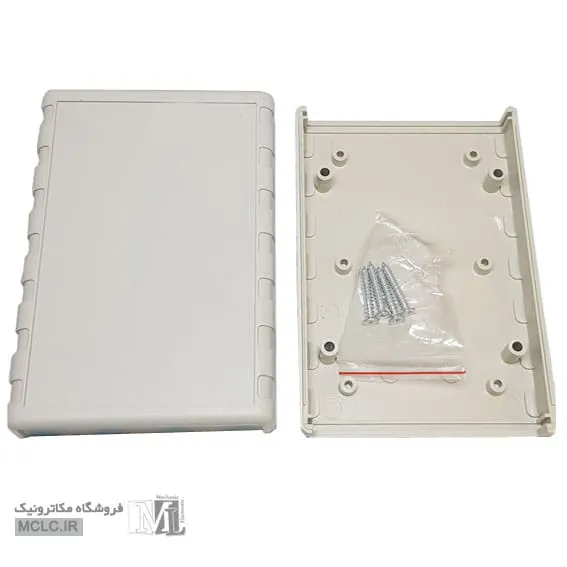 زیزه و رویه و پیچ باکس سفید پنل دار ABS