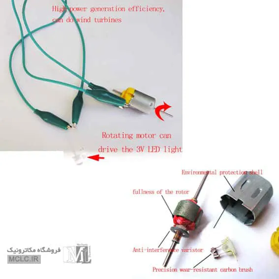 اجزای داخلی موتور تخت دو سر شفت