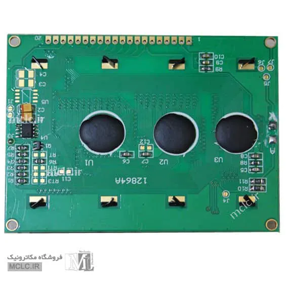 تصویر پشت LCD گراقیکی KS0108