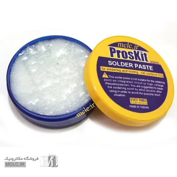 مواد تشکیل دهنده روغن لحیم طرح پروسکیت