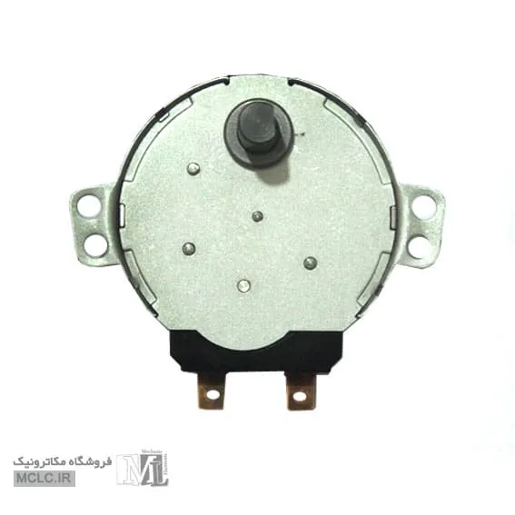 نمای پشت و شفت و جای پیچ موتور AC با گیربکس