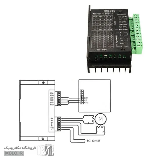 نحوه اتصال درایور استپر موتور TB6600