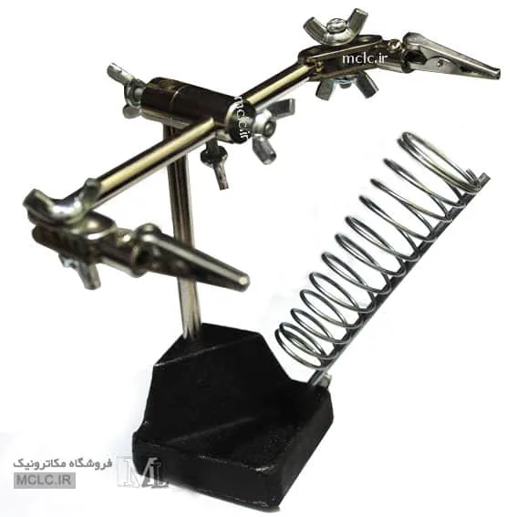 گیره مونتاژ کوچک با پایه چدنی مثلثی