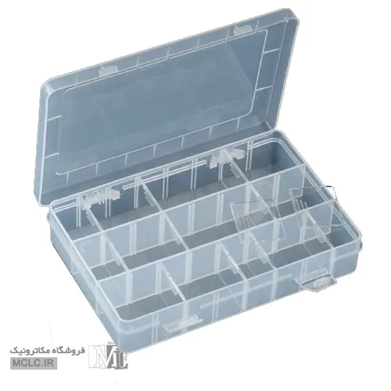 نمای درب باز جعبه قطعات الکترونیکی PROSKIT 203-132E