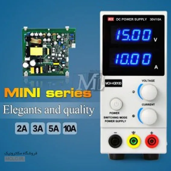 پنل نمایشگر و ولوم و ورودی منبع تغذیه سوییچینگ MCH-K305D