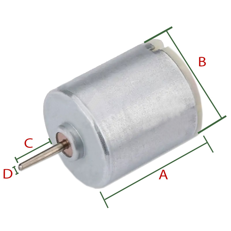  RF-370C ابعاد موتور دور بالا و پر قدرت